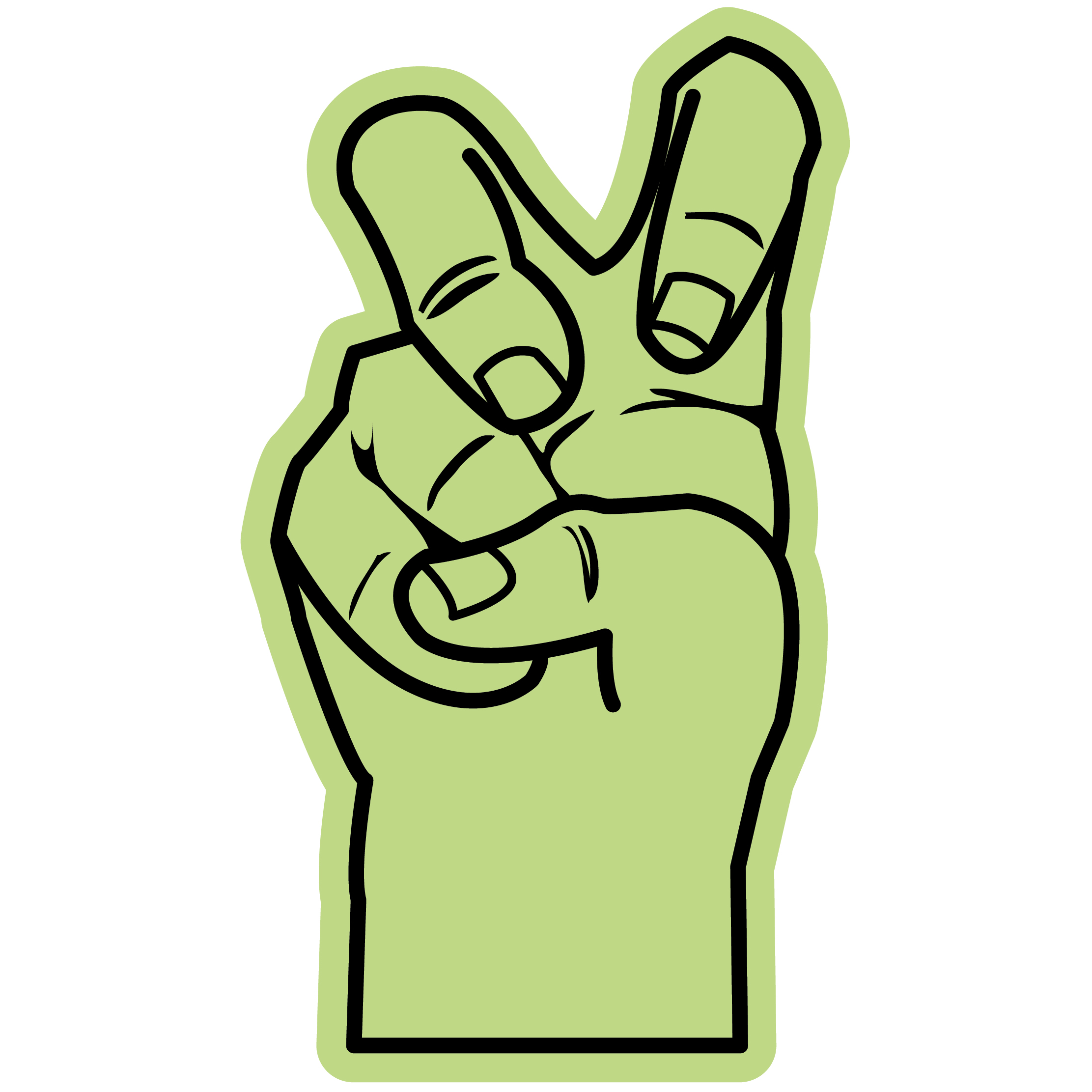 Bent Finger Frog Hand 31