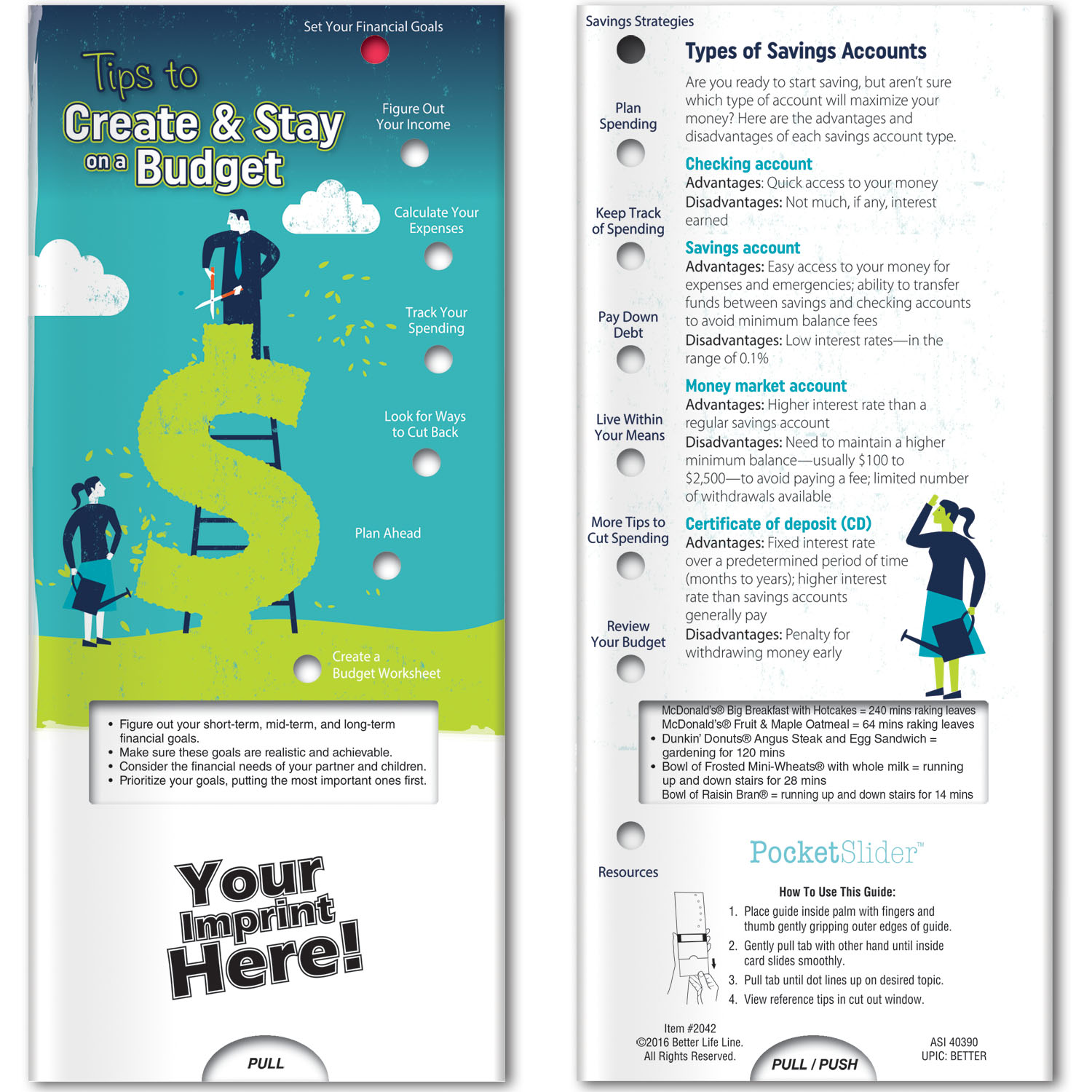 Pocket Slider - Tips to Create and Stay on Budget 2