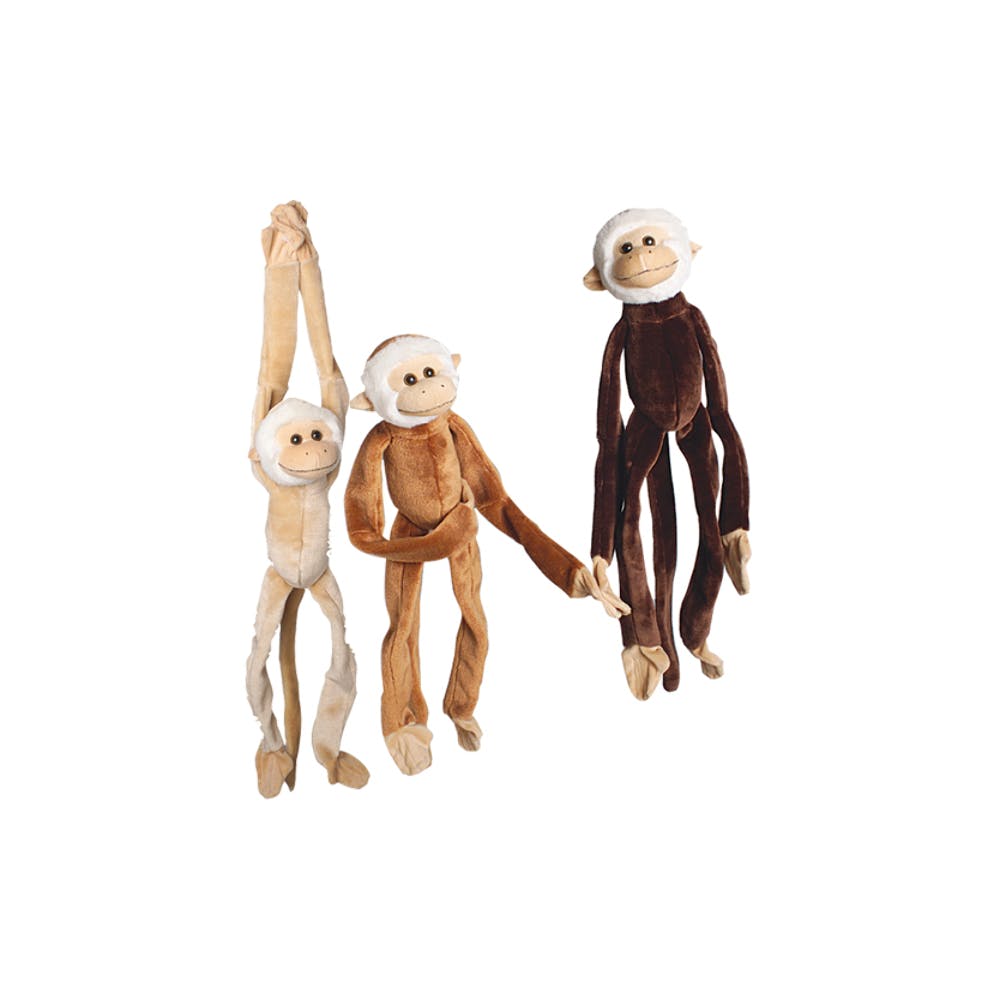 Jumbo Hanging Monkey Plush Toy - Assorted 25" 2
