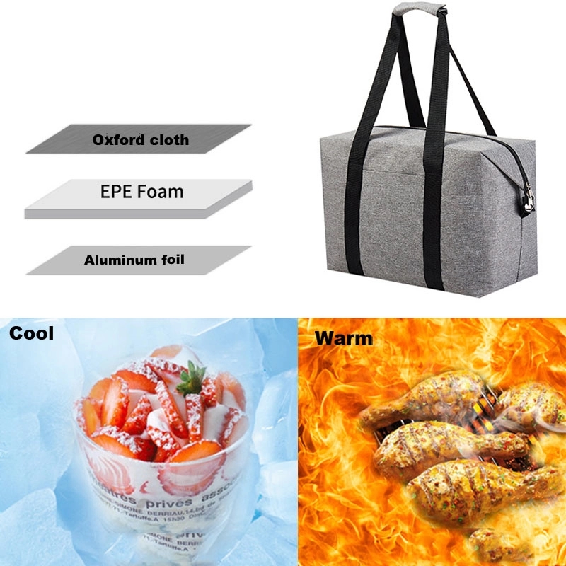 Custom Insulation expandability Tote Bag 3