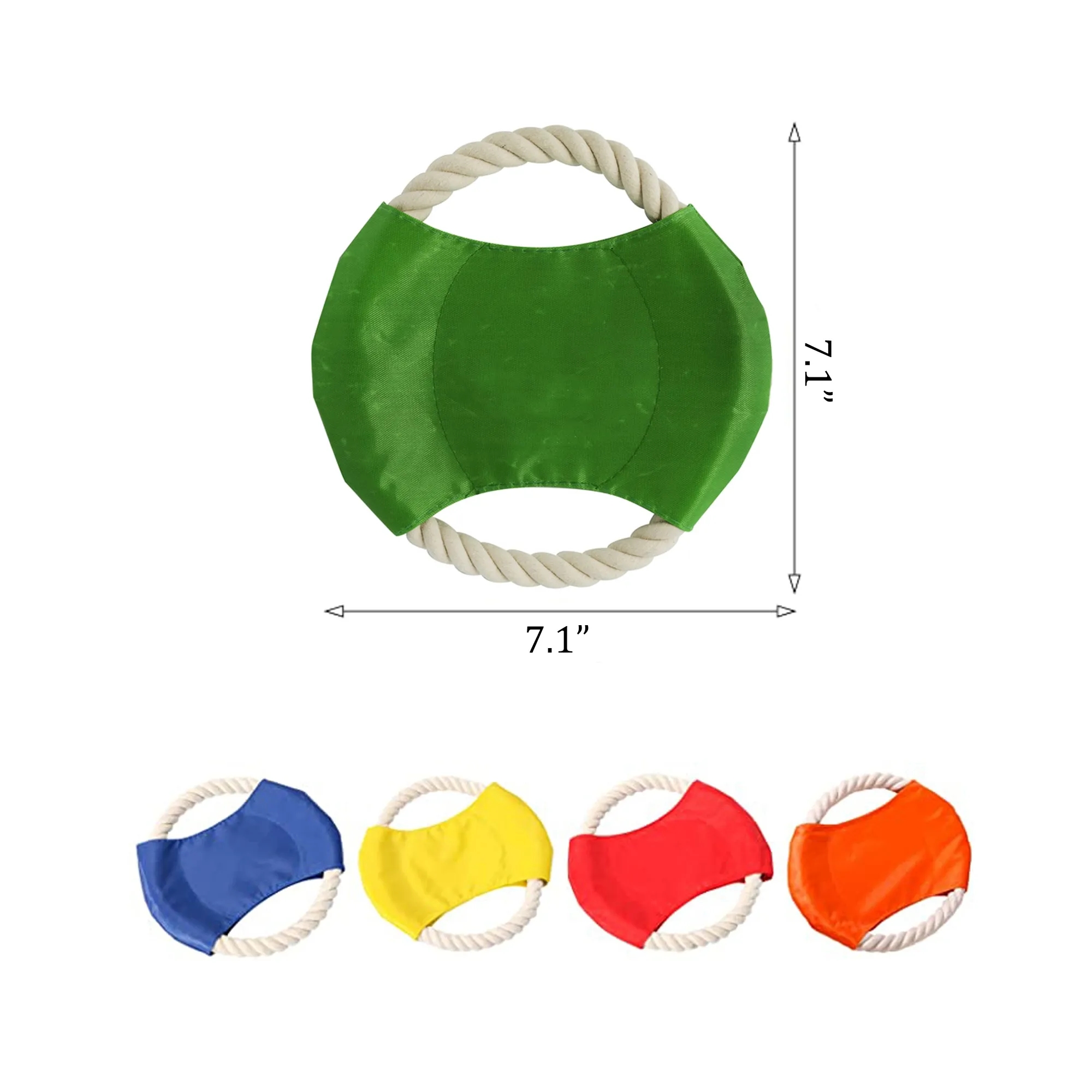 MOQ 100PCS Flying Disc Pet Dog Rope Toys Training Puppy Chew 4