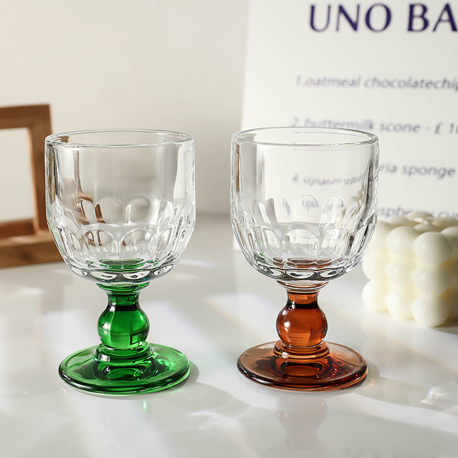 6 Oz Vintage Wine Glasses 4