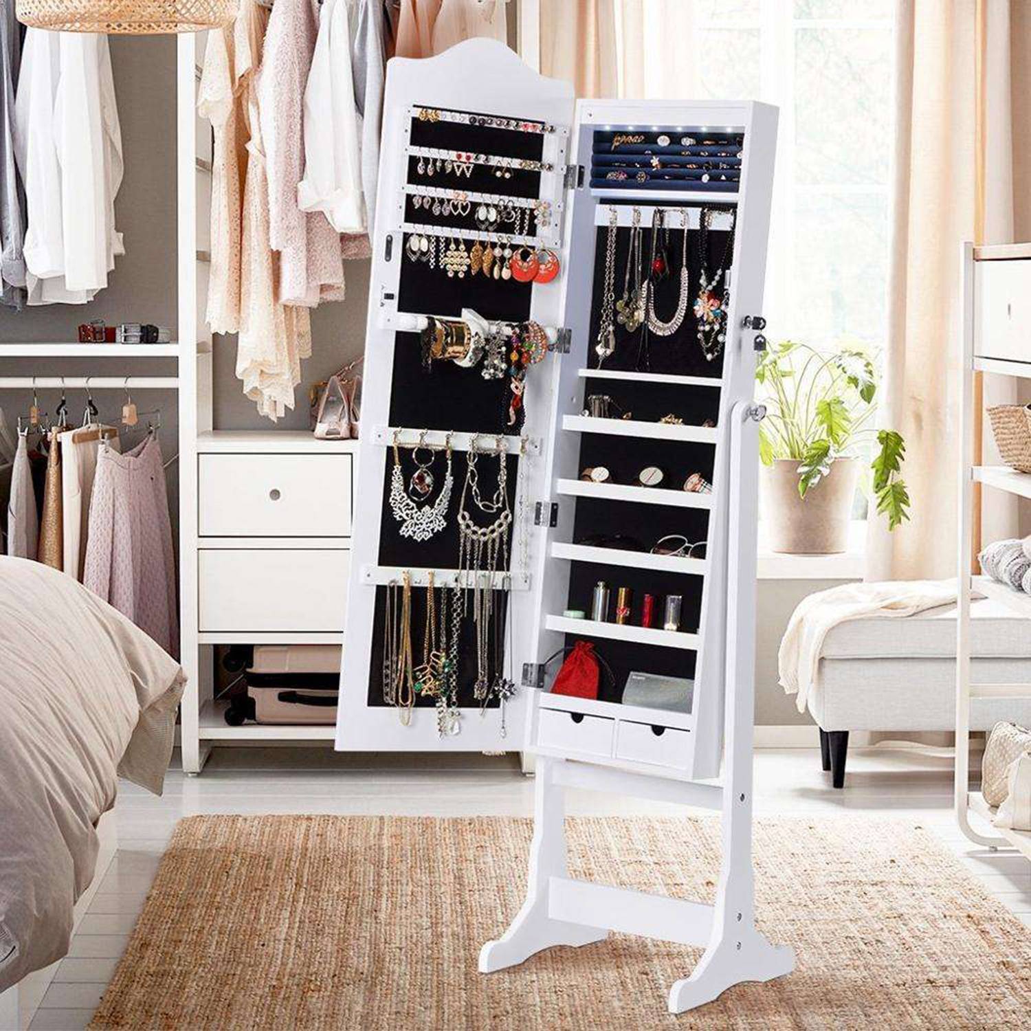 Mirror Jewelry cabinet 6