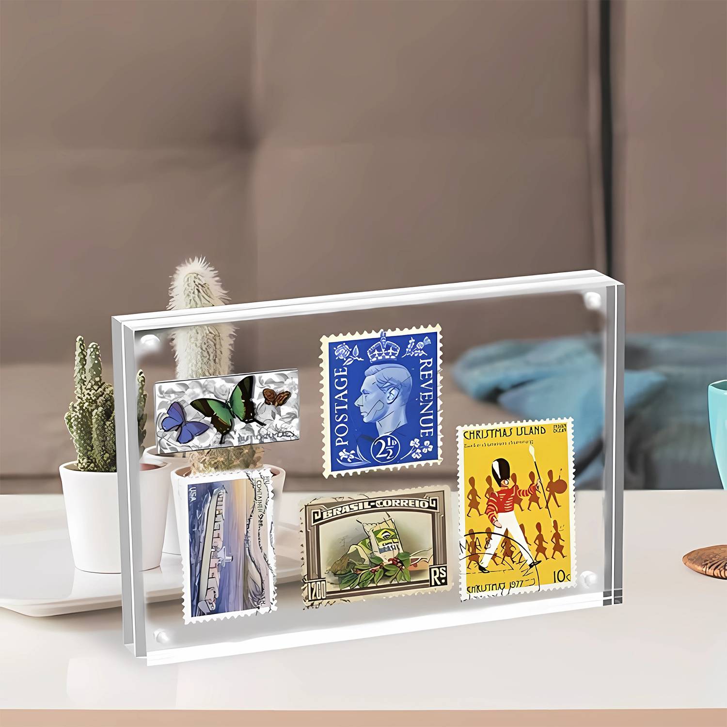 Transparent Acrylic Photo Frame Office And Home 6