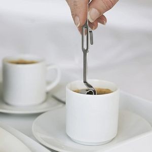 Stainless Steel Curve Shaped Spoon And Honey Dipper Stick Stirrer 10