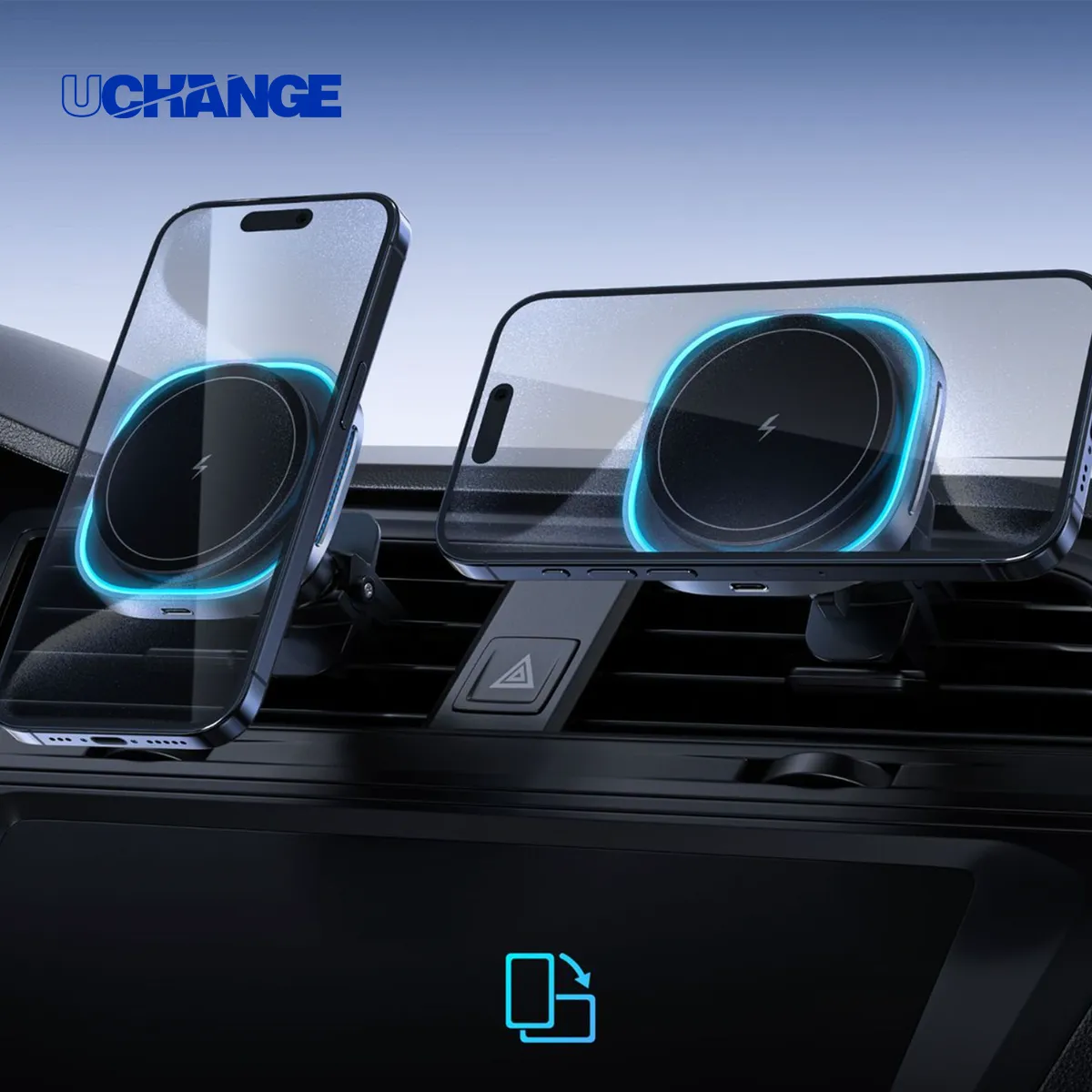 Qi2 MagSafe Magnetic Wireless Car Charger Mount 3