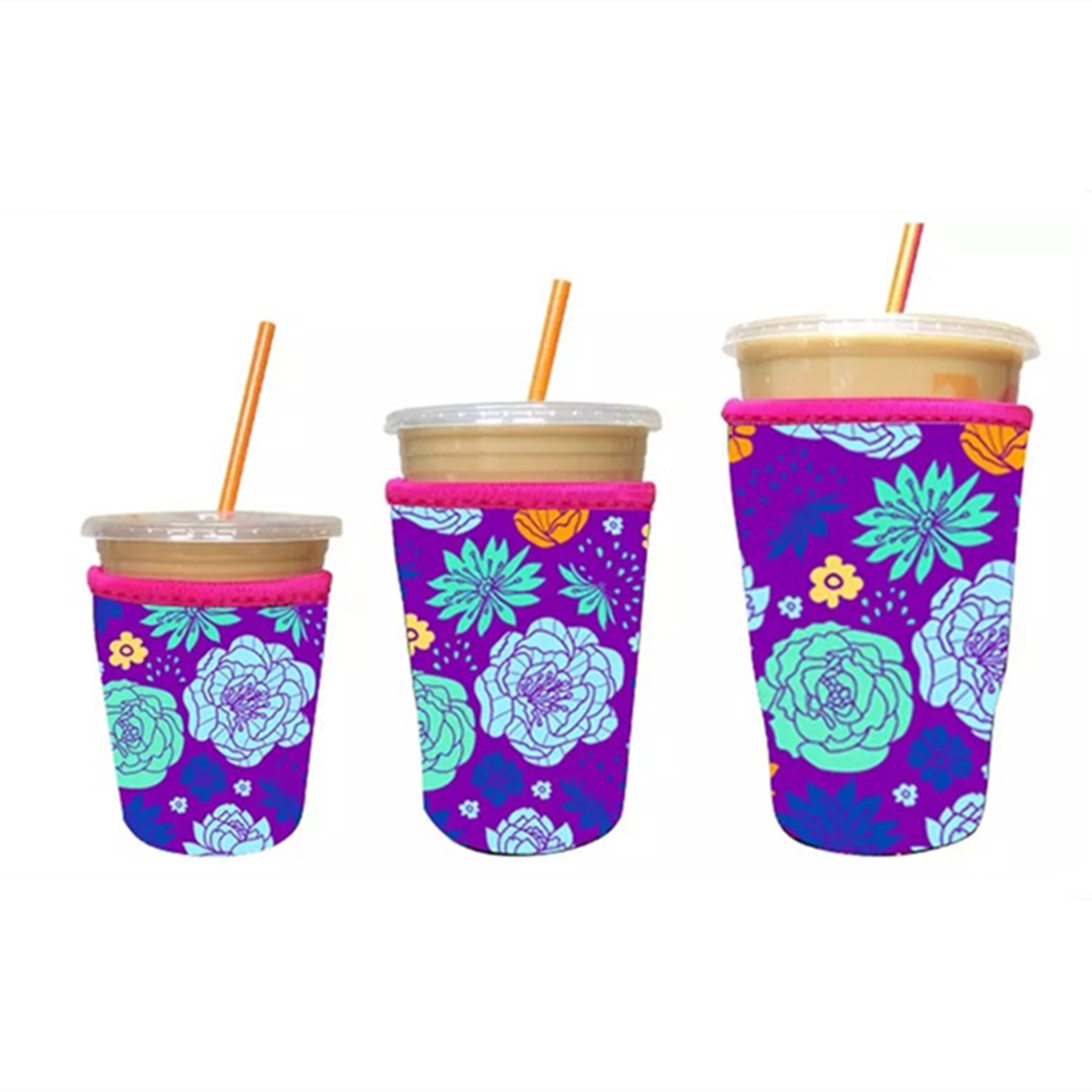 Full Color Neoprene Material Cup Sleeve 4