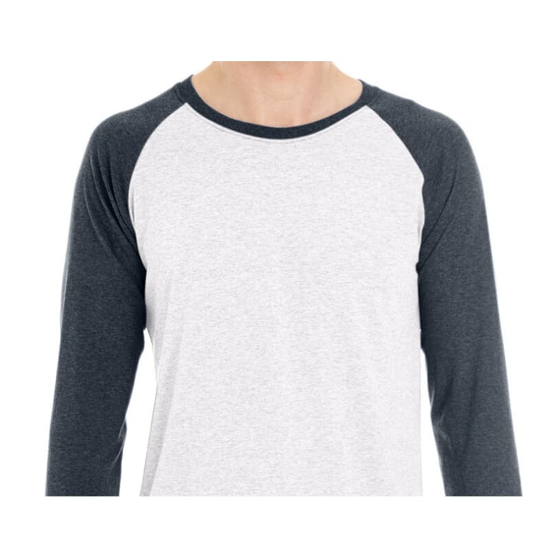 Jerzees Adult TRI-BLEND Baseball Raglan 3