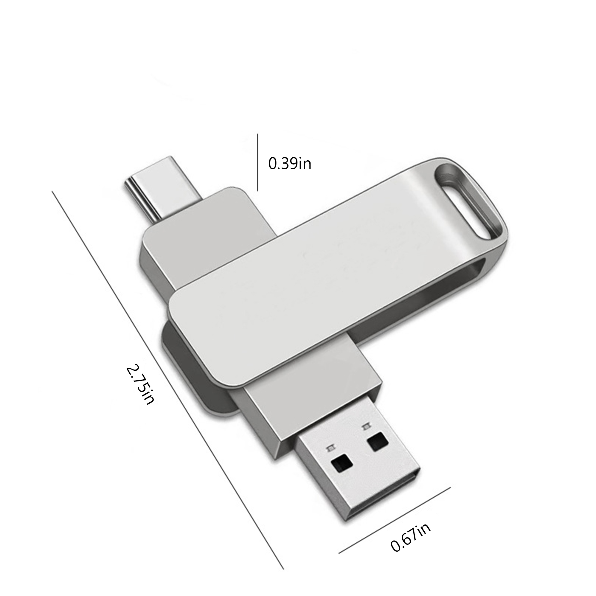 3.0 Interface Rotating USB Flash Drive 64G 2
