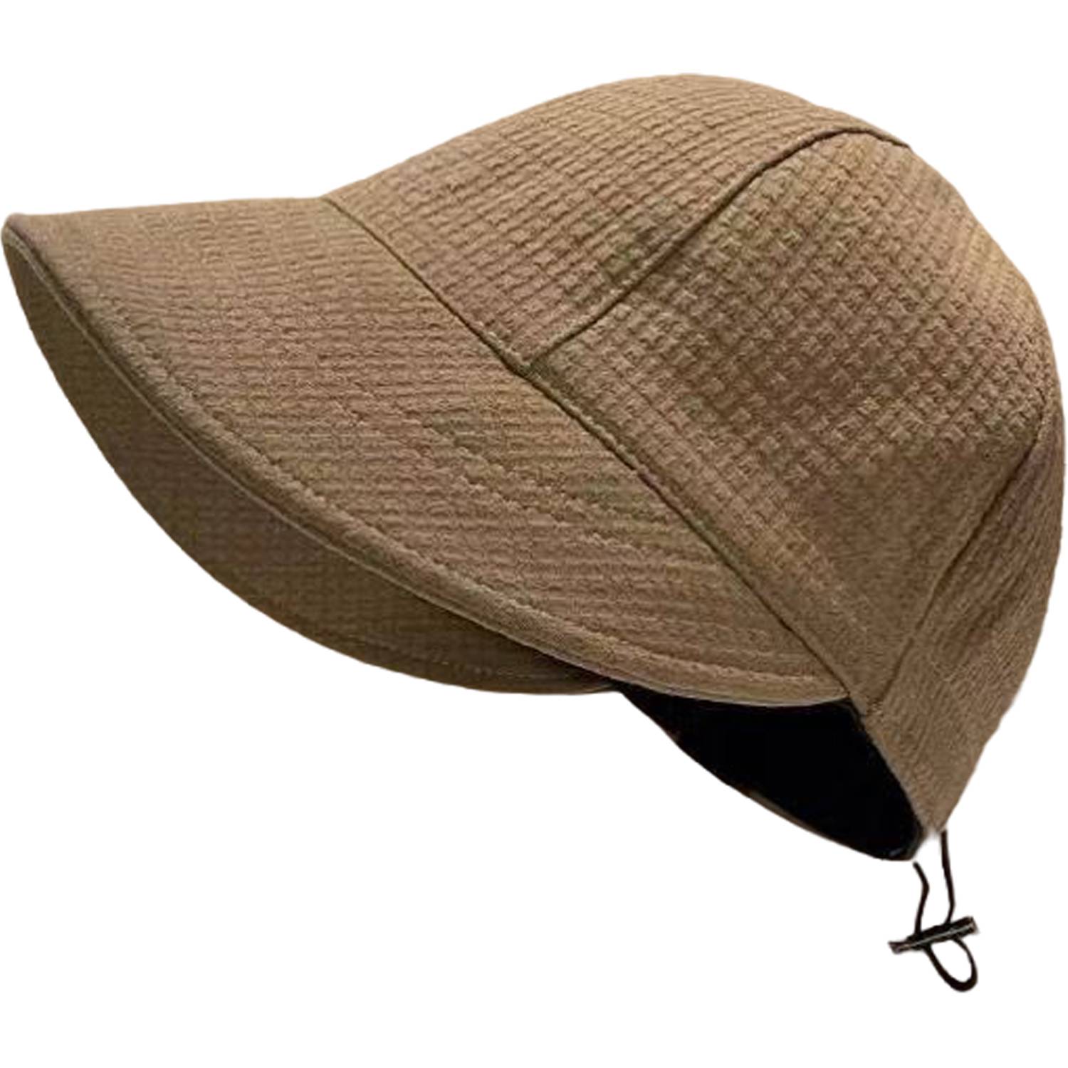Adjustable Waffle Knit Sun Protection Fisherman Hat 3