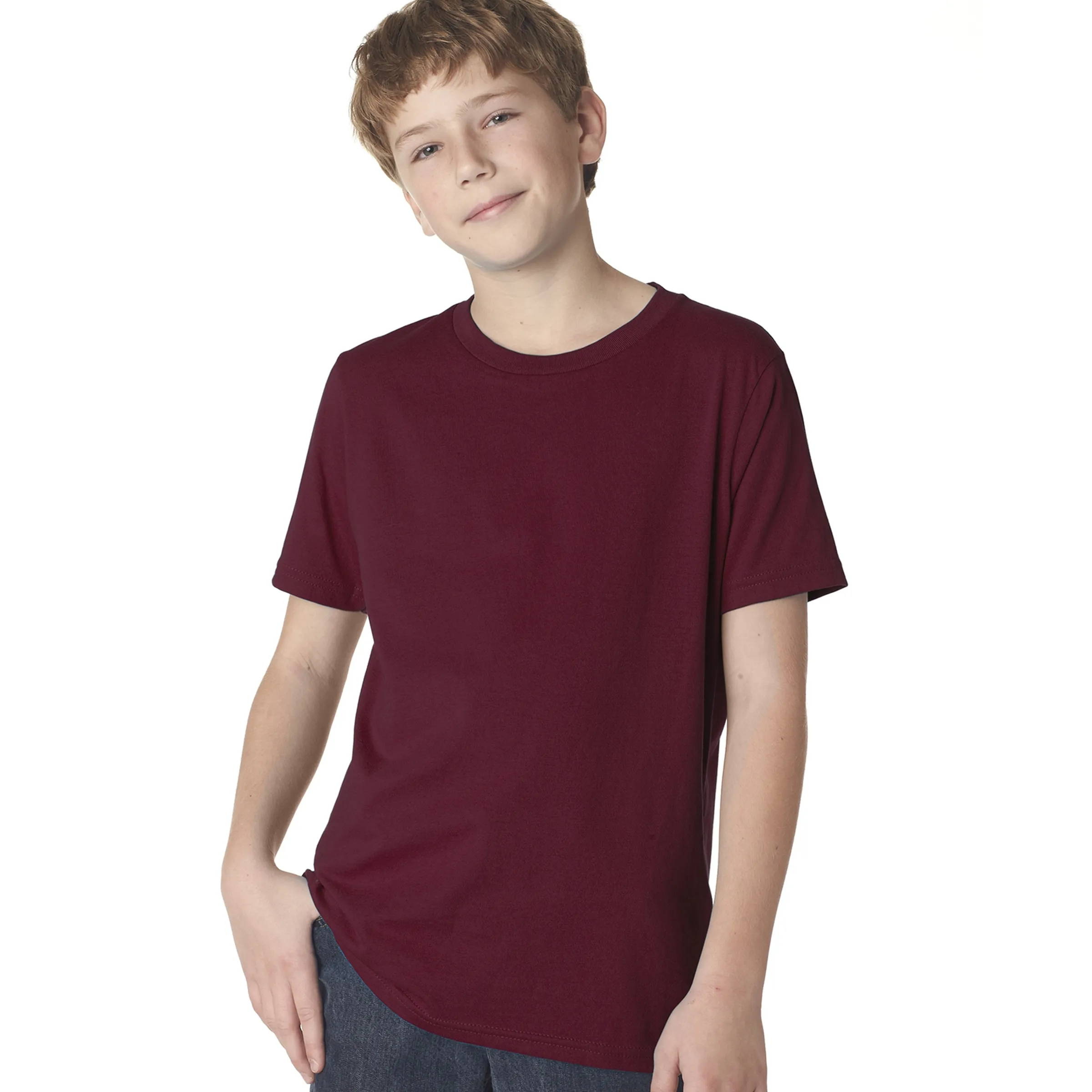 Next Level Youth Boys' Cotton Crew 13