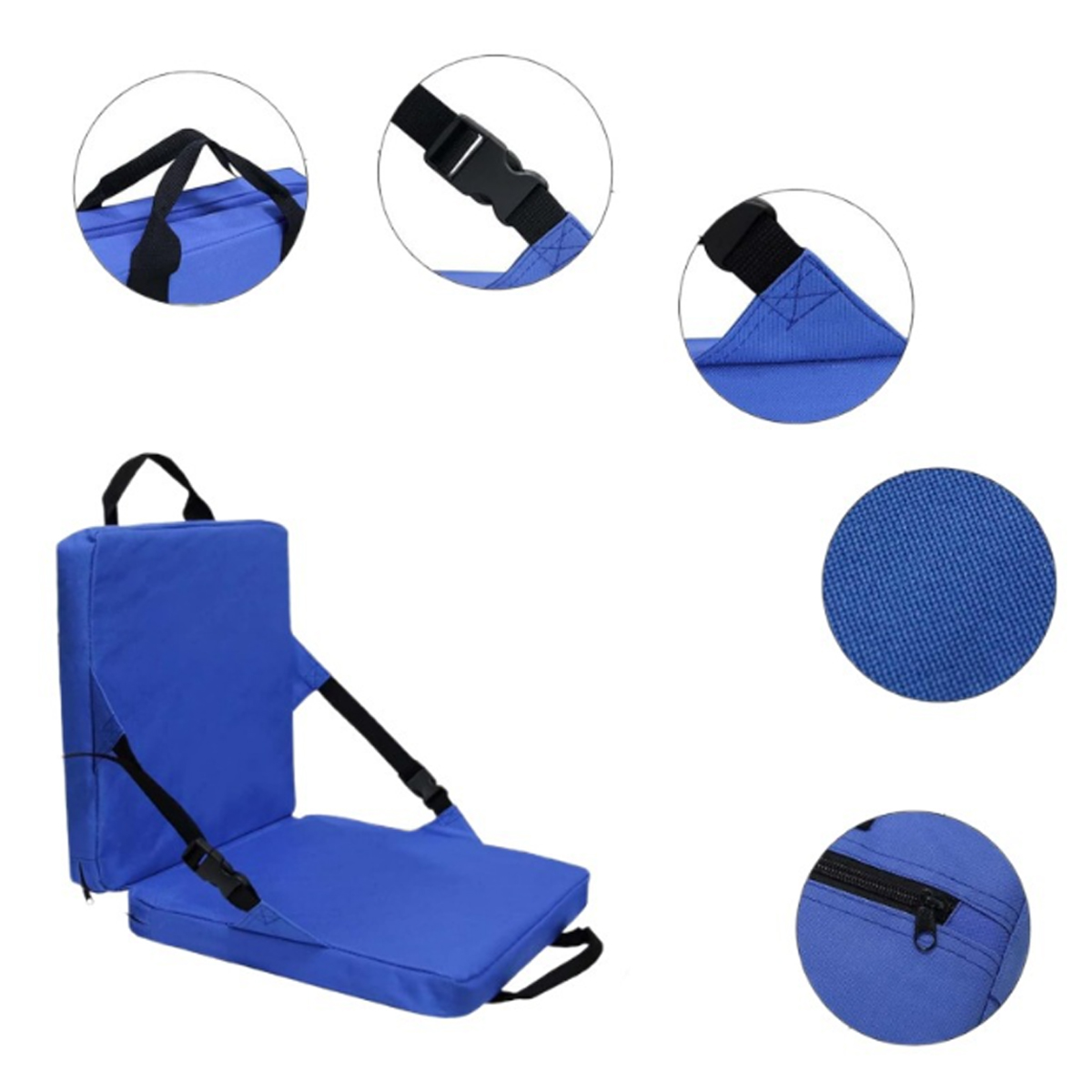 Portable Folding Indoor Outdoor Stadium Seat Camping Chair 7