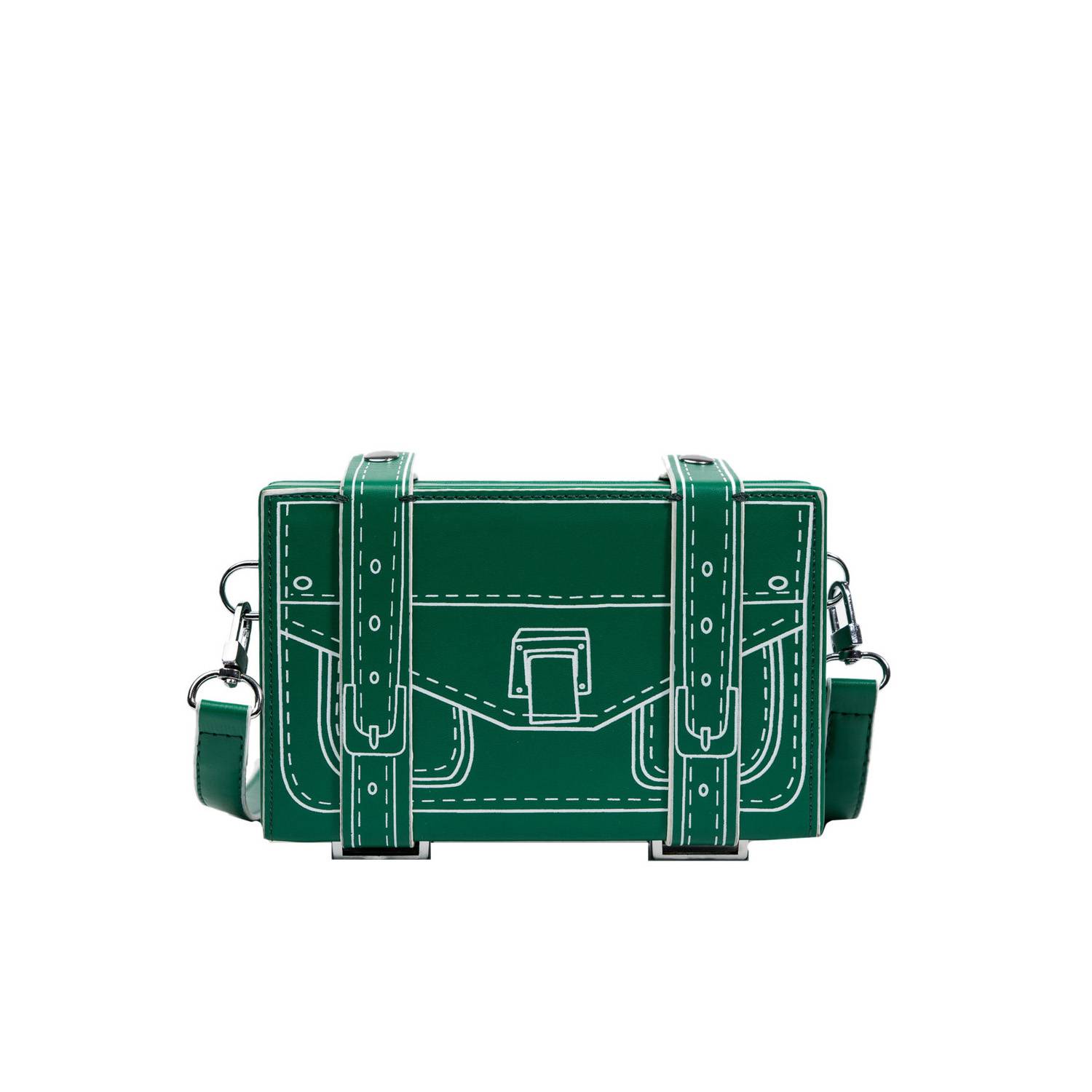PU Leather Comic Style Crossbody Bag 4