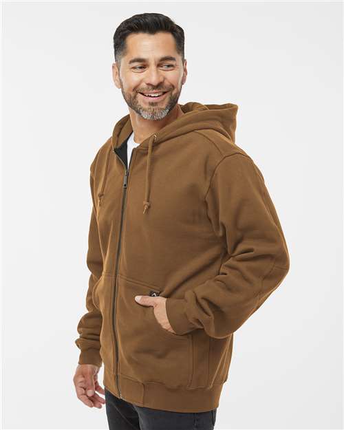Men's Crossfire Heavyweight Power Fleece Hooded Jacket with Thermal Lining - 7033 21