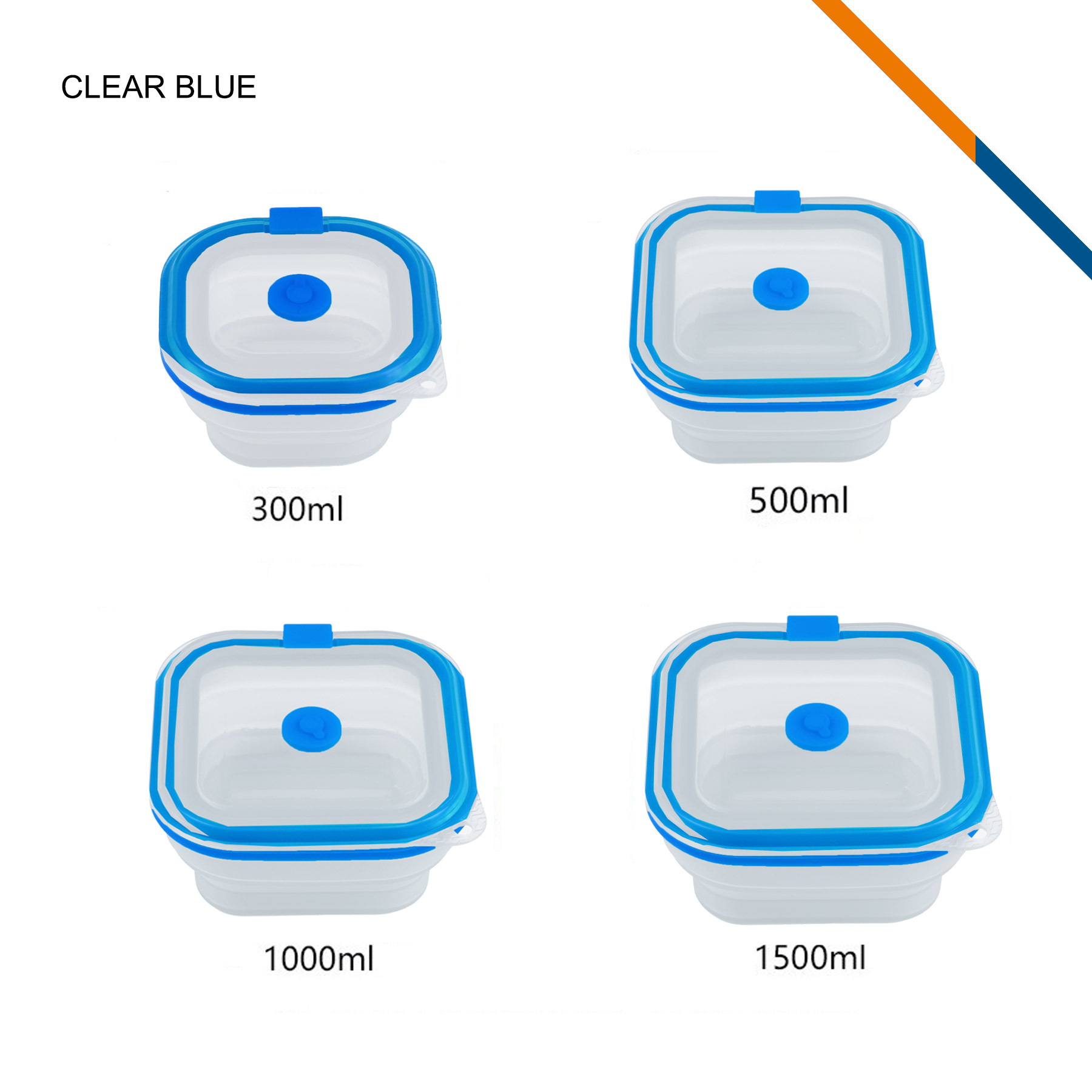 Corinne Collapsible Silicone Lunch Box 4