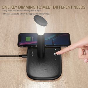 5 In 1 Wireless Charger Lamp 15W 3