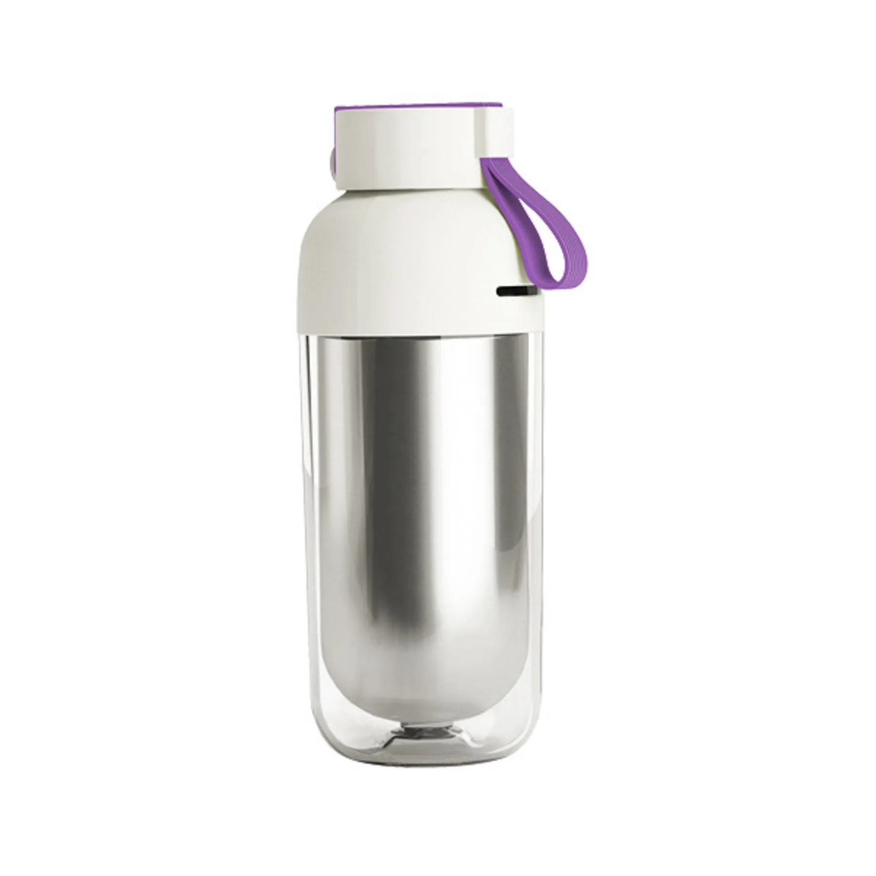 14 OZ Capsule Shape Water Bottle with Lifting Rope 2