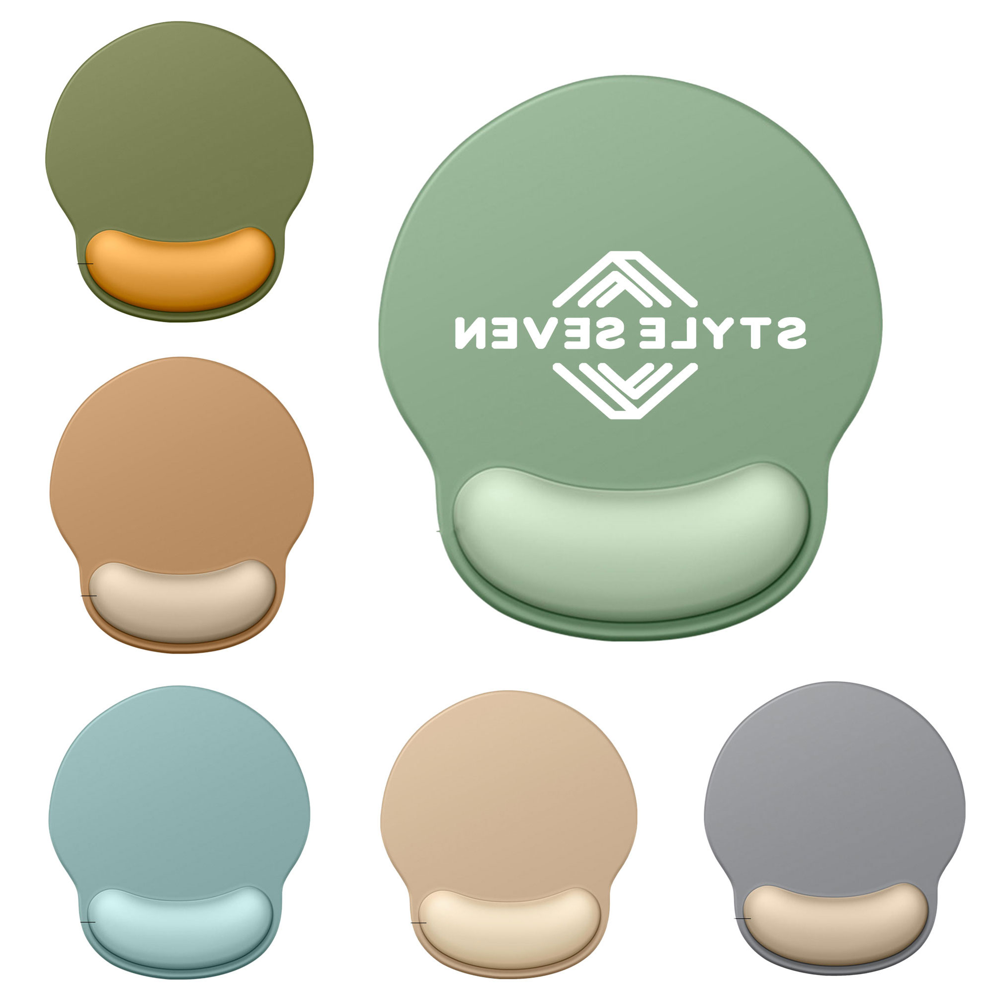 Personalized Mouse Pad with Full Color Wrist Support. 1