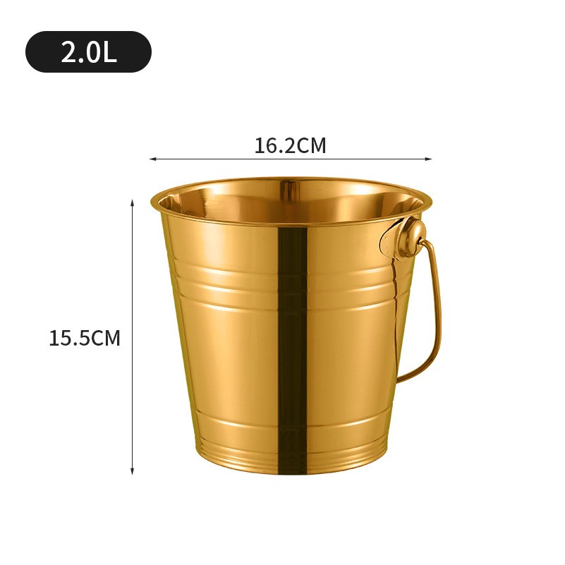 Stainless Steel Beer Ice Bucket 2