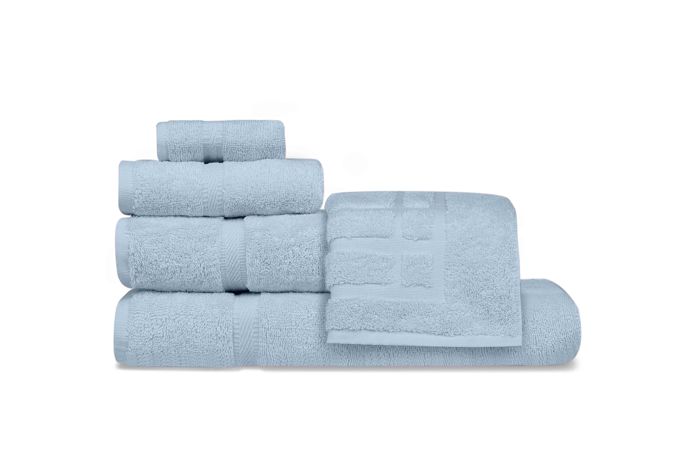 Imperiale Dobby Blue Mist Bath Mat (22"X34") 1
