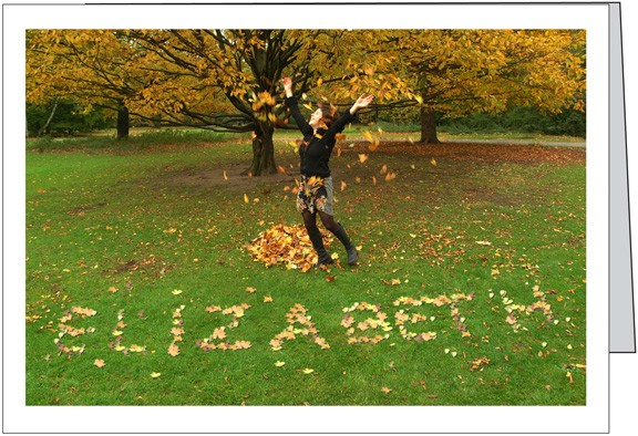 Personalized Greeting Card 1 Pictures "In the Image"