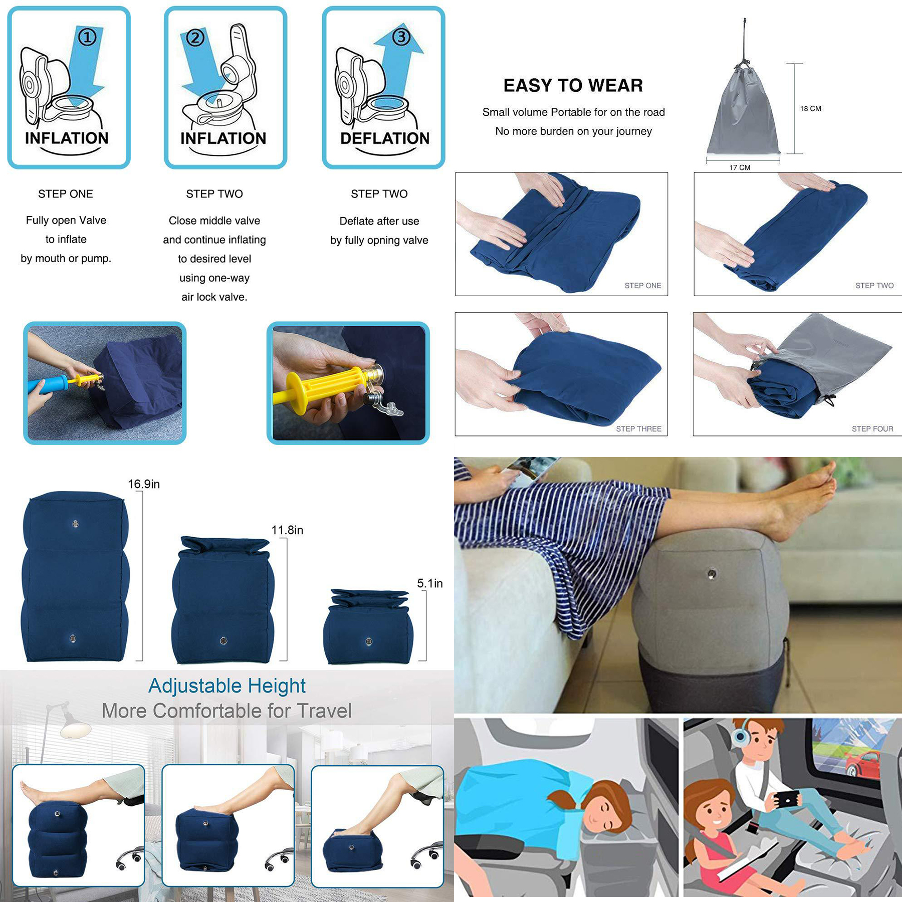 Inflatable Travel Pillow 2