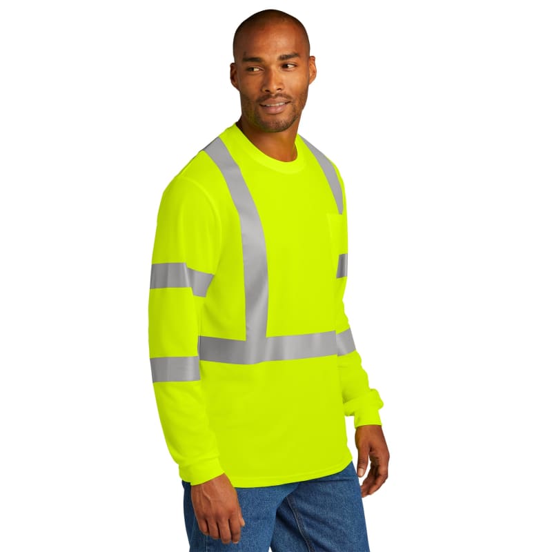 CornerStone ANSI 107 Class 3 Mesh Long Sleeve Tee. 3