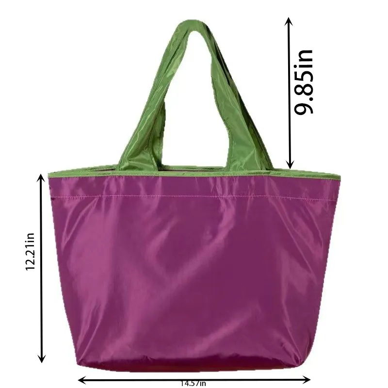 Waterproof Oxford Cloth Blank Folding Shopping Bag 3