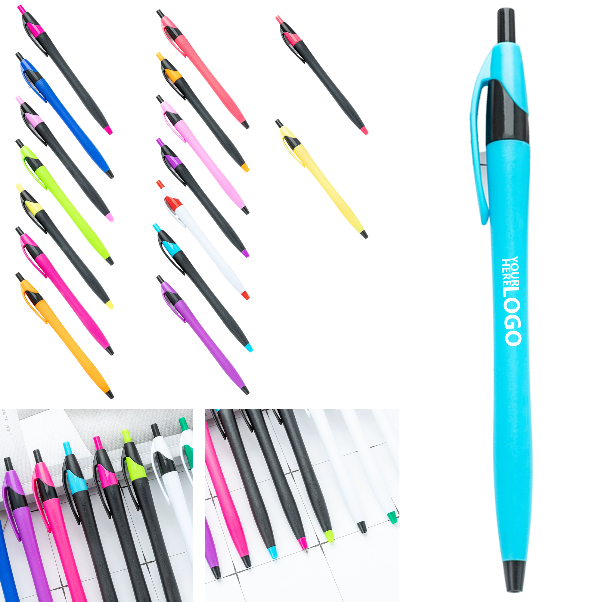 Plastic Gourd-Shape Push Pen 1