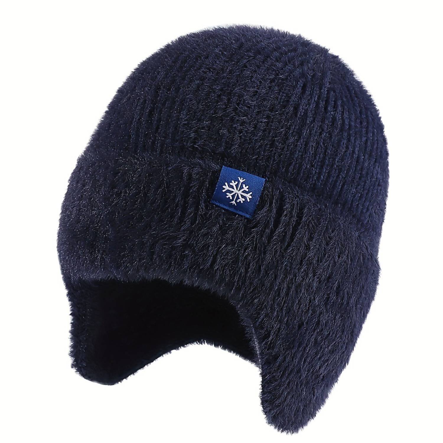 Winter Earflap Knit Hat 10