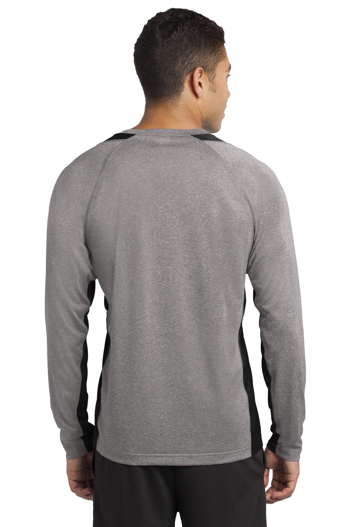 Long Sleeve Heather Colorblock Contender Tee
