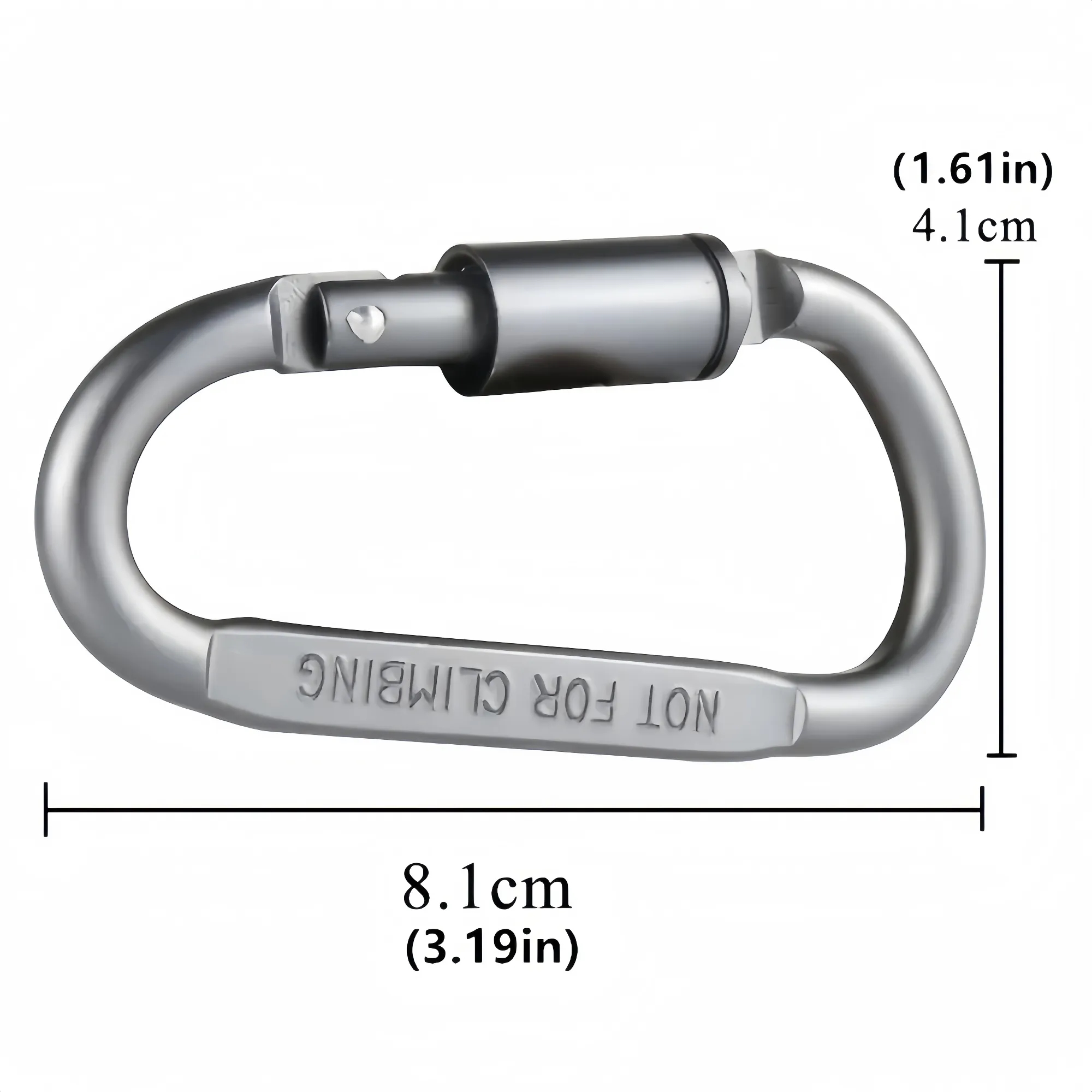 MOQ100 Aluminum Alloy Carabiner Mountaineering Buckle Lock 3