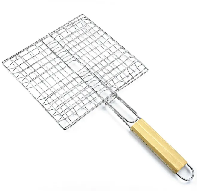 Portable Removable Handle Barbecue Grill Basket 8