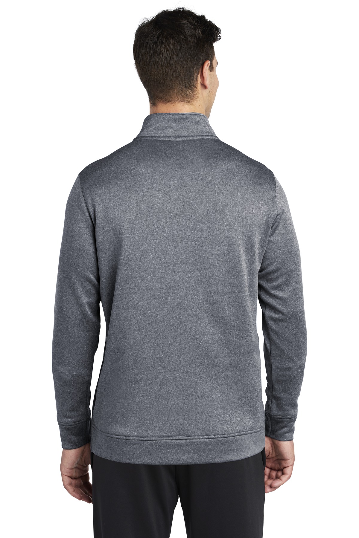 Sport-Tek PosiCharge Sport-Wick Heather Fleece 1/4-Zip Pullover. ST263, custom hoodie or sweatshirt with logo imprint 23