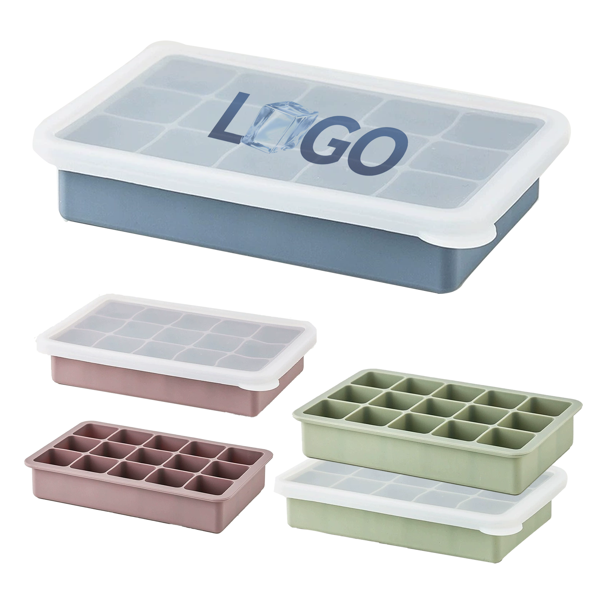 15 Cube Silicone Ice Tray 4