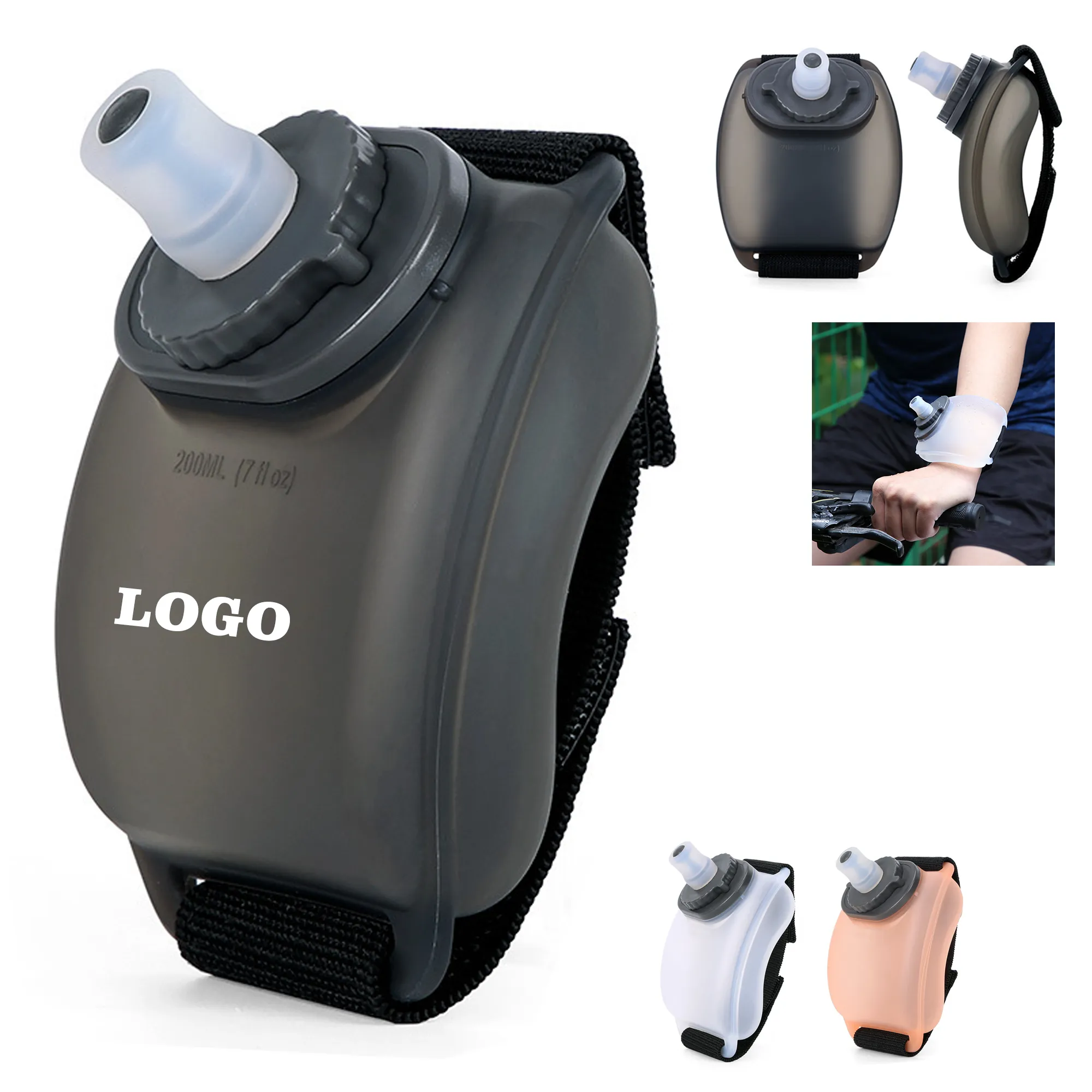7Oz Silicone Wrist Water Cup