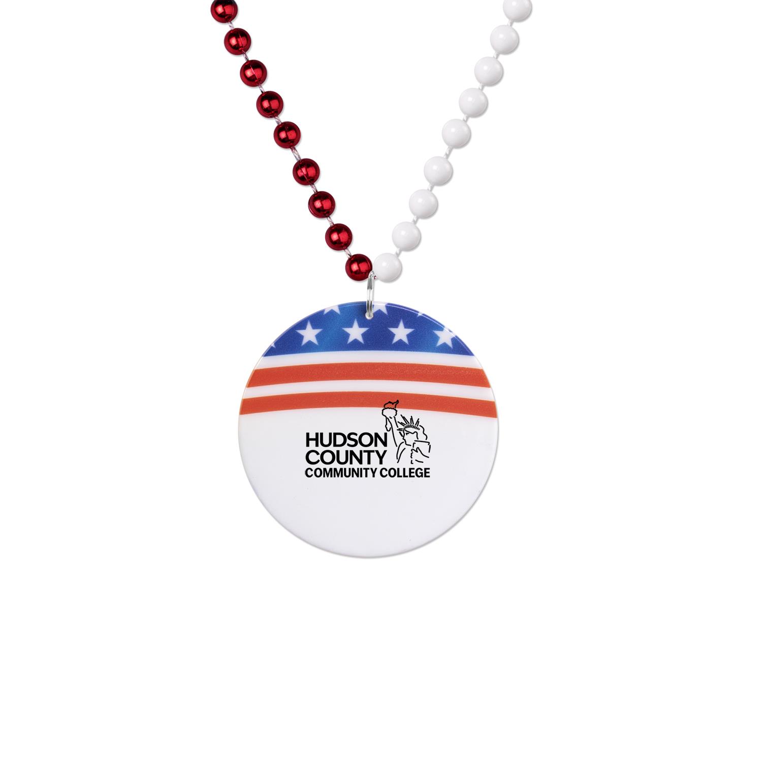 Patriotic Medallion Beads