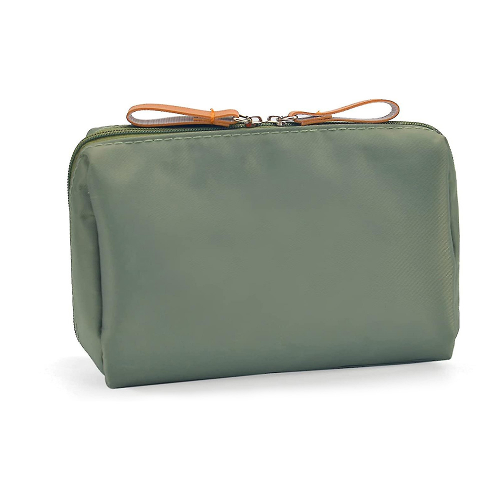 Nylon Cosmetic Toiletry Bag: Gold Zippers 3