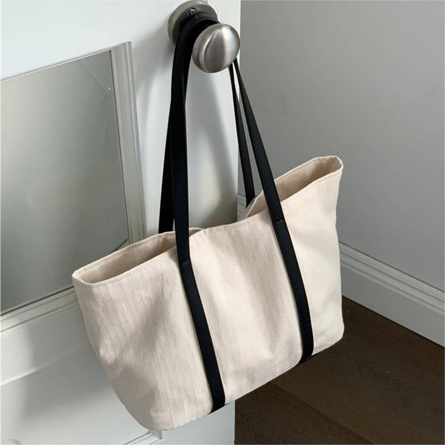 Hand-Held Canvas Bag, custom tote bag with logo imprint 2