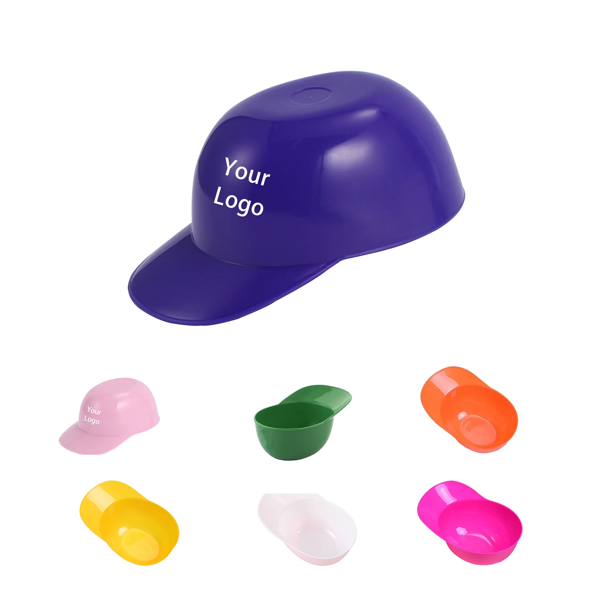 8Oz.Baseball Helmet Dessert Ice Cream Snack Bowl Sundae Cups 7