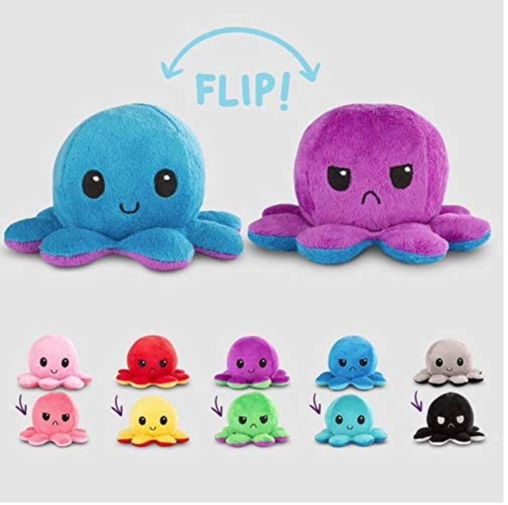 Flip Reversible Octopus Plush Doll 3