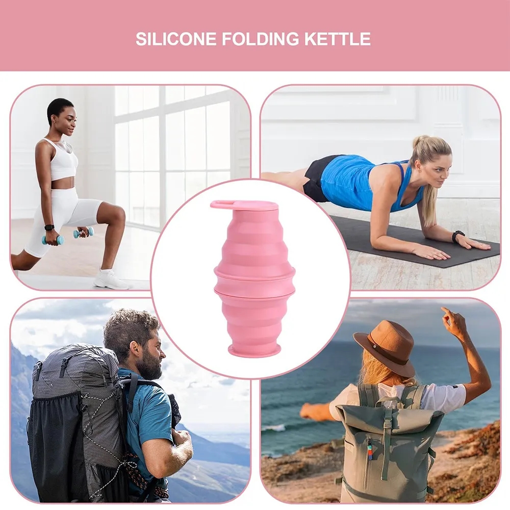 17 oz Collapsible Silicone Water Bottle 17