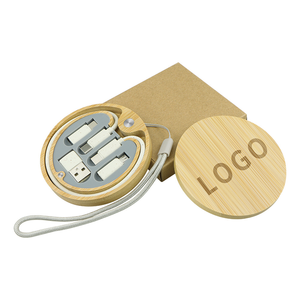 Bamboo Multi USB Charging Cable Kit 4