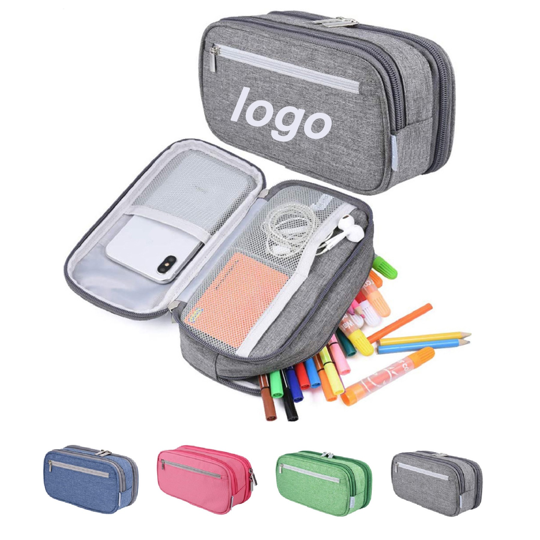 Three-Tier Stationery Pen Case 1