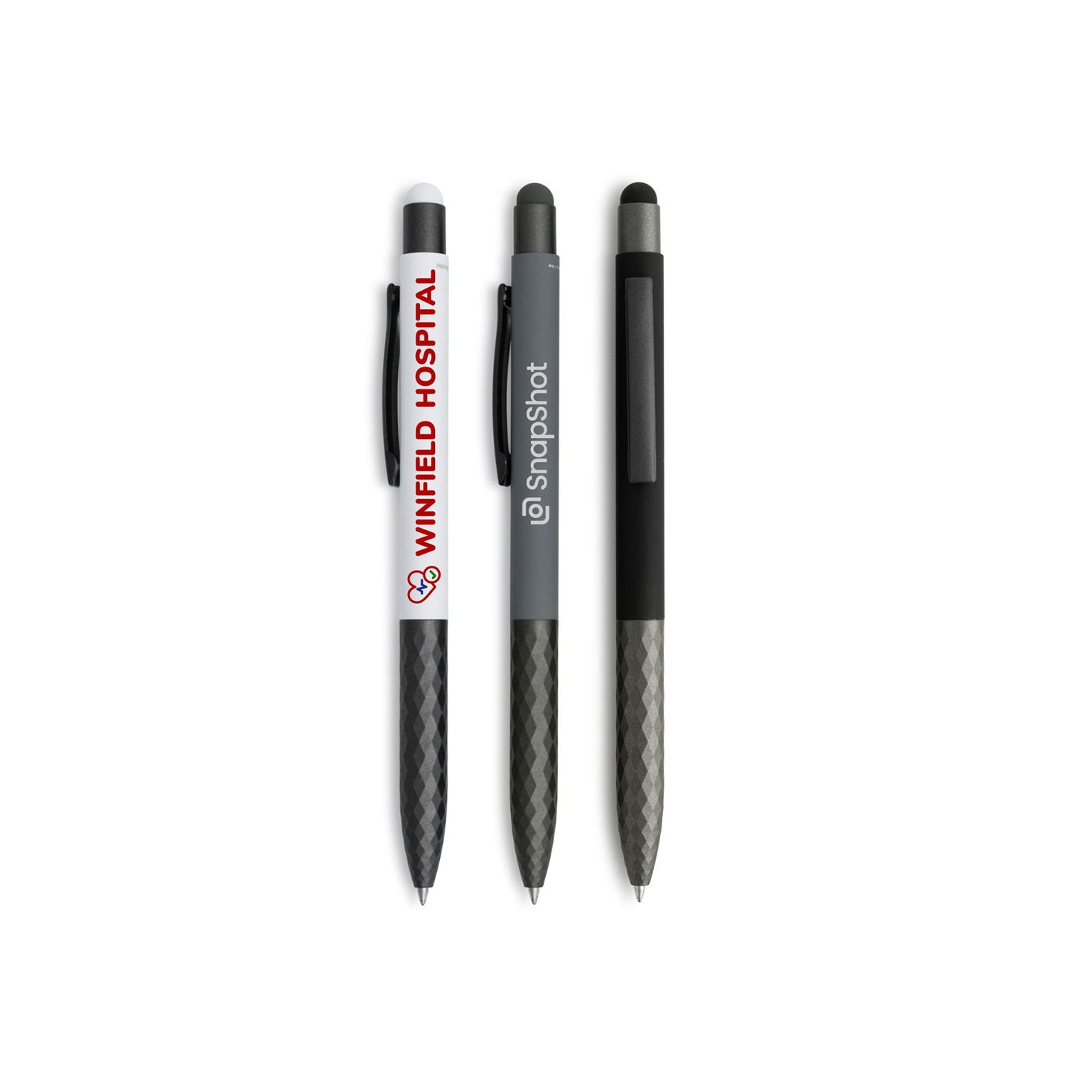 Fleetwood Stylus Satin Soft Touch Gel Click Pen (Recycled Aluminum) 19