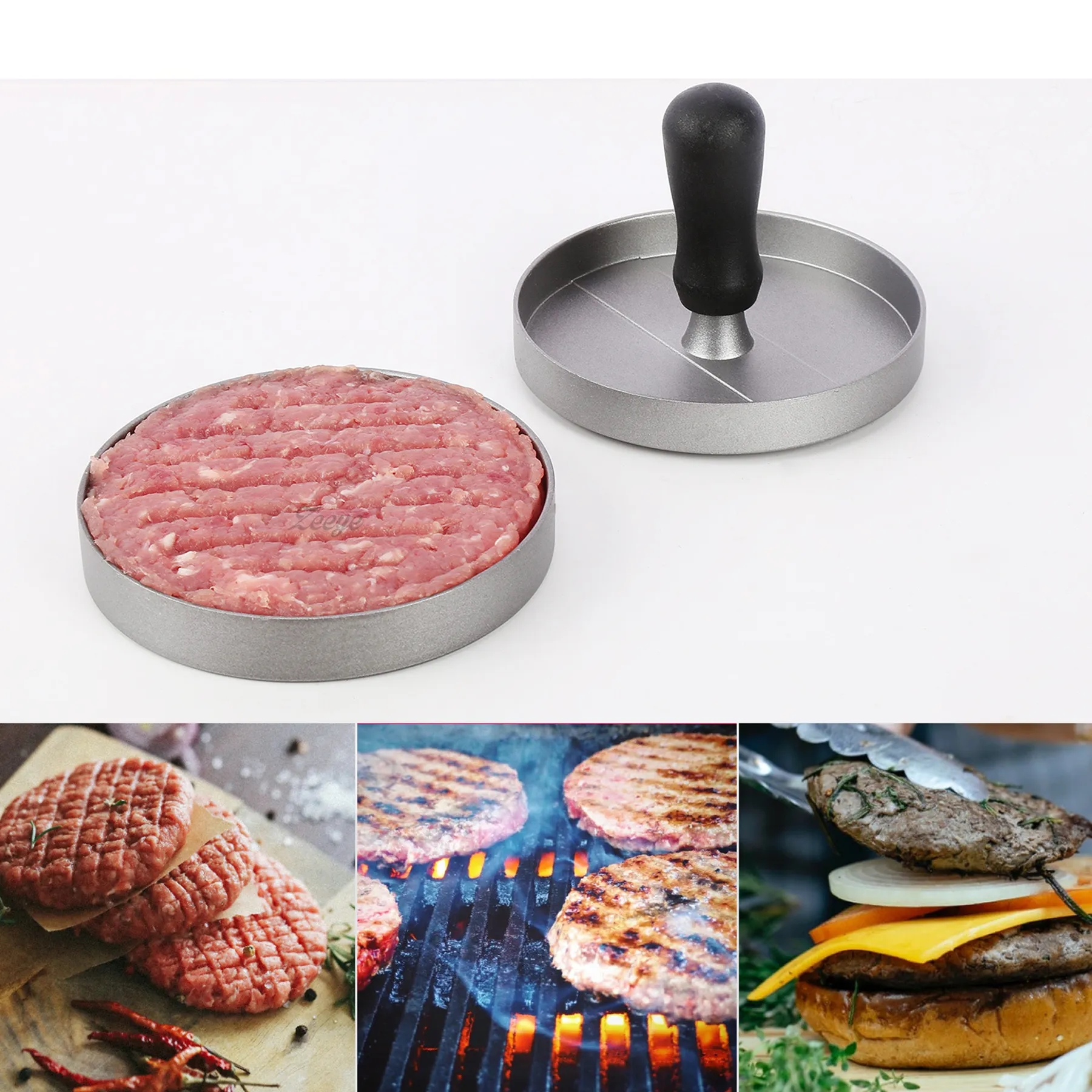 Plastic Handle Hamburger Meat Press 3