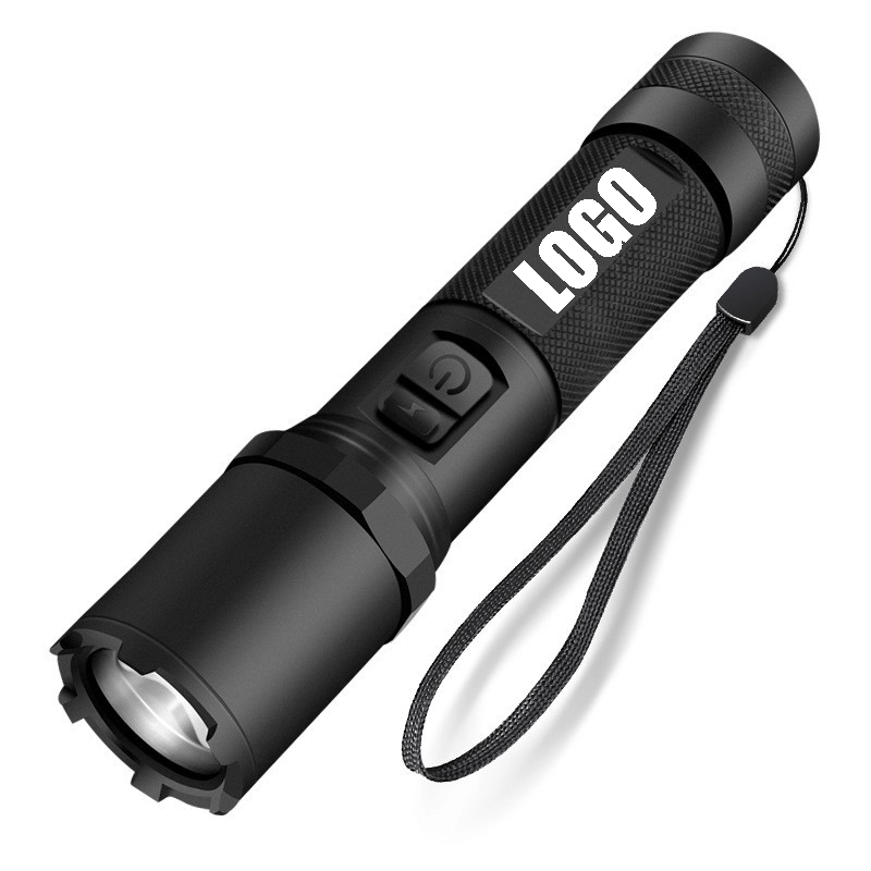 Custom Rechargeable Zoomable Flashlights 4