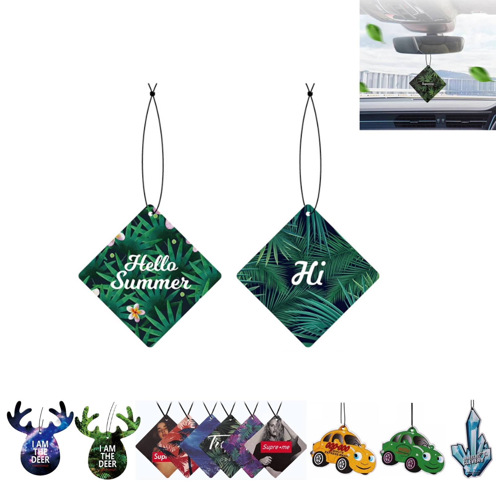Customize Car Air Freshener Aroma Flakes 2