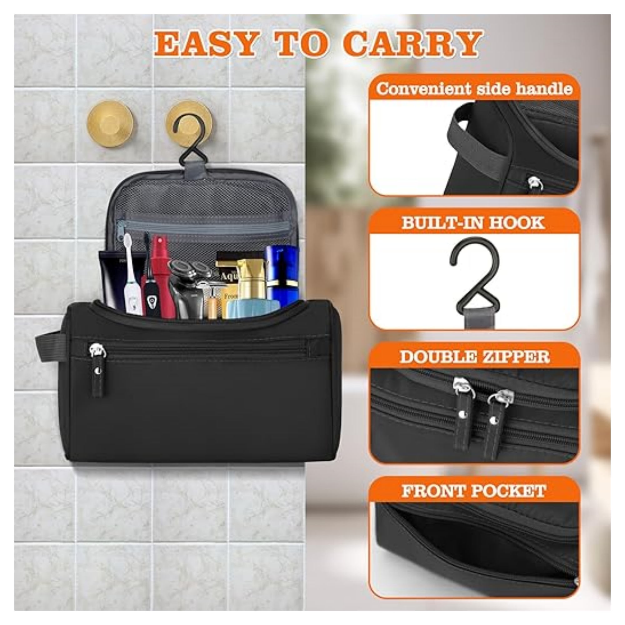 Hanging Travel Toiletry Bag 4