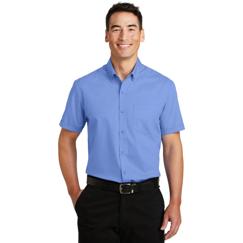 Port Authority Short Sleeve SuperPro Twill Shirt. 8